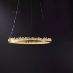 Chandelier D670-800mm Metal+Crystal Gold