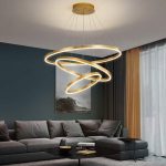 Chandelier 400+600+800mm/Gold