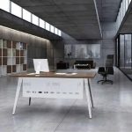 Executive Office Desk Table Frame, 1580X780mm Metal 01-4778