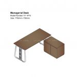 AeroDynamic Series: Executive Desk L-shape | 50-4773