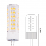 G4 LED Bulb 2835-75D ϕ16 X H 55mm, 7W 01-5037