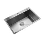 Kitchen Sink Single Bowl 600 / 680 X 450 X 220 mm, SS304 / ND01S Brushed, 01-5670